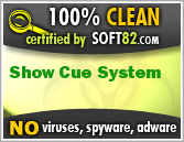 Soft82 100% Clean Award For Show Cue System