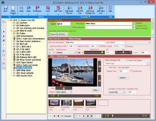 Editor window - Video/Image Cues