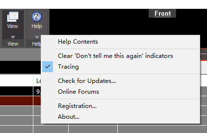 I can not find an option under Help to create a Diagnostic File.png